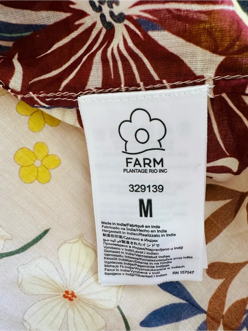 FARM Rio beige blouse